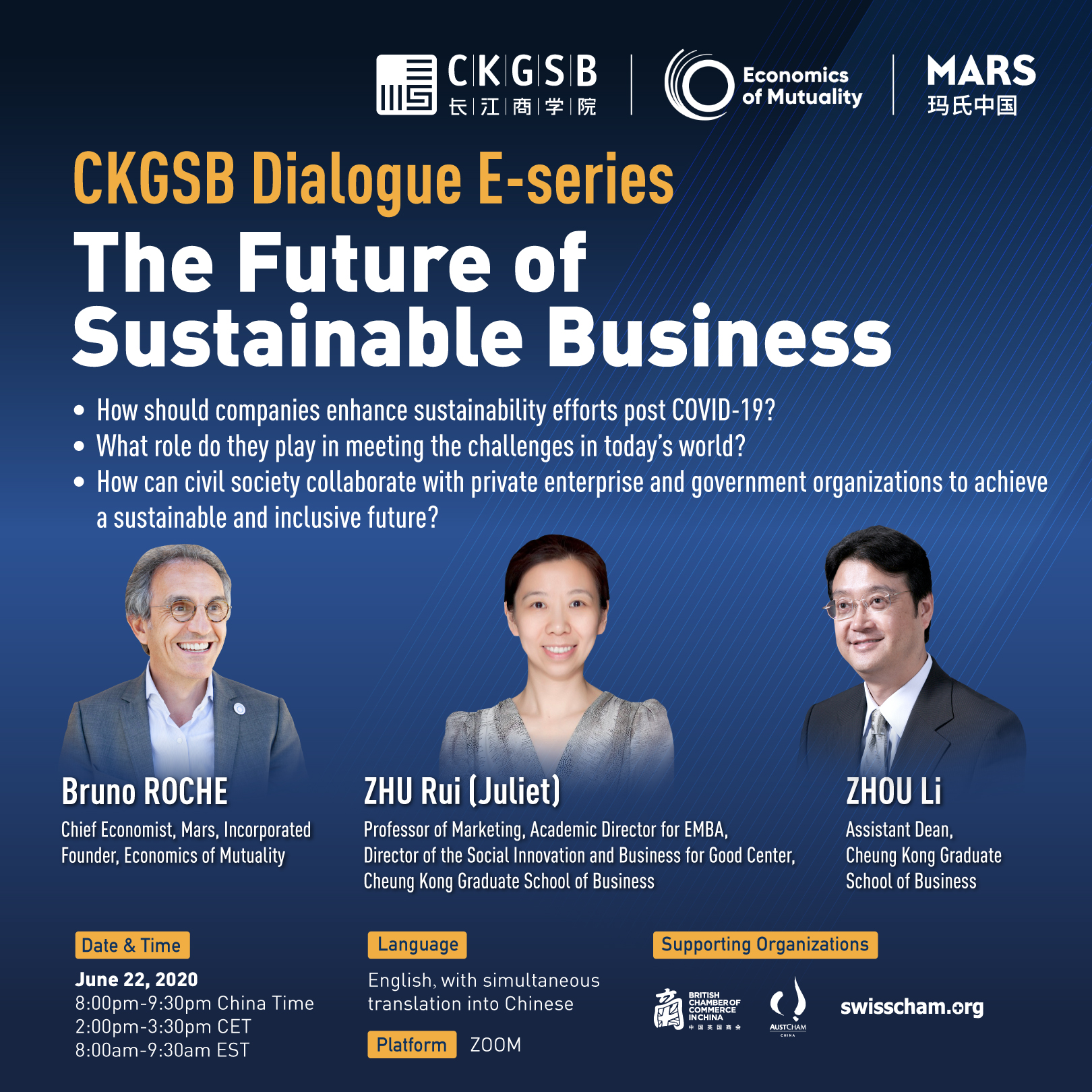 CKGSB Webinar: The Future of Sustainable Business